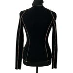 Palm Angels  Black Rainbow Stitch Long sleeve Top(Size XS) Photo 4