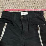 Current/Elliott  The Dallon Zipped Straight Black Gray-  Size 25 Photo 11