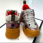 Gucci Flashtrek Metallic Sneakers Photo 2