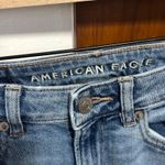 American Eagle  Outfitters Mom Jeans Medium Wash Distressed High Rise Size 0 Long Photo 2