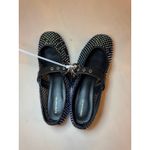 Reformation Bethany Black Crystal Ballet Flats - Size 8 Photo 4