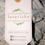 Love Riche medium blue striped top Photo 3