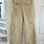 Brandy Melville Tan Khaki Y2K Relaxed Fit Cargo Pants Photo 1