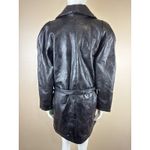 Vintage Maxam Women’s Black Lambskin Leather Jacket Italian Mosaic Size M NWT Size M Photo 3