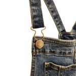 Universal Threads Universal Thread Blue Medium Wash Denim Skinny Leg Bib Jean Overall Size 10/30R Photo 6