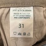 Just Black Denim Flared Brown Jeans Distressed Raw Hem 31 Women's Pants Casual Photo 7