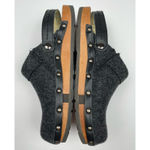 Kalso Earth Shoe Shanti Clog in Black Wool Women's Size 7 Photo 3