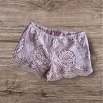 Tart Crochet Shorts  Beige Size M  Lightweight Pull One Photo 3