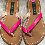 Steve Madden Pink and Tan Women's Sandals Size 7 Photo 1