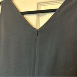 Everlane  Triacetate Jumpsuit Black Sleeveless Cropped VNeck Womens Size 00 Photo 5