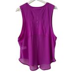 Zyia NWT Summer Purple Split Back Panel Mesh Tank XXL Photo 3