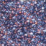 Gap  Navy Floral Skinny Ankle Pants Photo 3