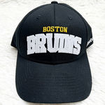 Reebok  Women's NHL Boston Bruins Hockey Black SnapBack Sequin Cap Hat OS NEW Photo 0