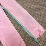 Wild Fable Highest Rise Straight Pink Washed Button Fly Stretch Distressed Jeans Size 0 Photo 7