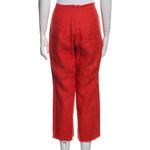 Reformation  Women's Red Wide‎ Leg Pants size 2 Photo 2