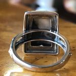 Genuine White Buffalo Turquoise Sterling Silver Ring Size 7 Photo 6