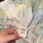 Love Shack Fancy NWT  Ruffle Mini Skirt Size Small Lily Pond Hand Dye Photo 2