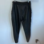 Spanx  Faux Leather Joggers Black Photo 6