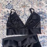Women 2pc top & bottom blk sheer set. Size XS Black Photo 5