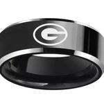 Black Green Bay Packers Ring Photo 0