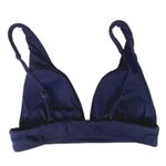 ANDIE NWT  The Belize Bikini Top Swimsuit Removable Cups Small Navy Blue #3020 Photo 5