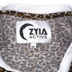 Zyia Active Leopard Print Crewneck Sweatshirt XS Photo 2