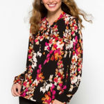 Karl Lagerfeld NWT Stitch Fix Shoda Front Tie Knit Top Plus Size 1X NEW Photo 0