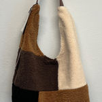 Steve Madden  | Patchwork Faux Fur Hobo Bag Photo 0