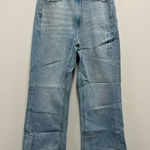 American Eagle Light Blue Comfort Stretch Waistband Highest Rise 90s Flare Size6 Size 6 Photo 0