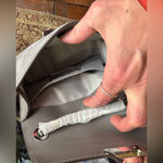 Kate Spade Authentic  SUEDE leather Turnlock Flap crossbody Bag Photo 5