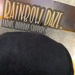 New Rainbow Daze ladies holiday Colorful Nutcracker Slippers size S 5/6 Photo 6