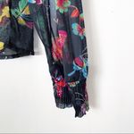 Mesh High Neck Butterfly Ruffled Crop Fairy Cottage Y2K Funky Black PM Size undefined Photo 4