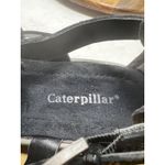 Cat Caterpillar Sandal Womens Leather Shanna Ankel Strap Thong Black Size‎ 10 Photo 6