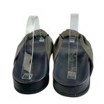 Jenni Kayne  Women's Olive Green Knot Strap Leather Slip On Flat Sandals Size 8 Photo 3