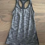 Lululemon  Black and White Heathered Racerback Tank - Size 4 Photo 0