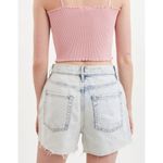 PacSun Capri Blue Denim High Waisted Icon Shorts Size 25 Photo 2