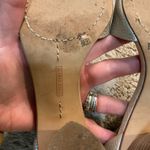 Vince Camuto Jacon Sandal Size 8 Womens Champagne Metallic Ankle Strap Block Photo 6