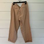 Talbots Women’s Large Tan Drawstring Jogger Pants Work Career Office Core Casual Photo 2