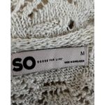 SO Spaghetti Strap Sweater Top ~ Size Medium ~ Beige Photo 3