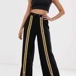 Missguided Jersey Popper Front Stripe Jogger Photo 0
