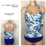 La Blanca New. blue tropical tankini set. S/6. Retails. $149 Photo 1