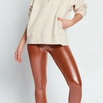 Nike Womens  One Icon Clash Mid Rise 7/8 Rose Gold Shimmer Pink Clay Leggings XXL Photo 0