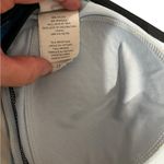 Nike  Swoosh Logo Blue Striped Tankini Racerback Swim Athletic Top Sz 12 Photo 8