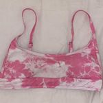 Tie dye bikini top Pink Size M Photo 0