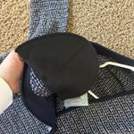 Ming Wang  Heritage Fit Cardigan Size PL Navy Blue & White Sweater Coastal NWT Photo 12