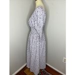 Tuckernuck Hyacinth House Lilac Ruched Neck Cali Midi Dress Small S Photo 3