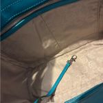 Michael Kors  SELMA MD TZ Satchel Aquamarine Saffiano Leather Photo 9