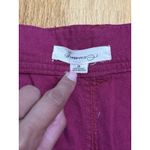 Forever 21 Women's Magenta Purple Linen Blend Shorts With Belt Size 29 Photo 1