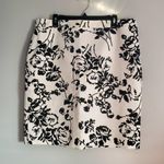 John Meyer Floral Pencil Skirt Suit 16 Black Photo 6