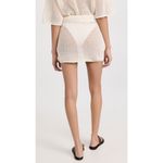 l*space  Coast Is Clear Mini Skirt in Cream Medium New Womens Coverup Photo 9